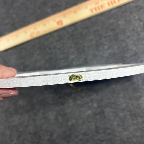 VINTAGE HUGE WOODEN ROCKING HORSE CHRISTMAS ORNAMENT - Picture 3 of 11